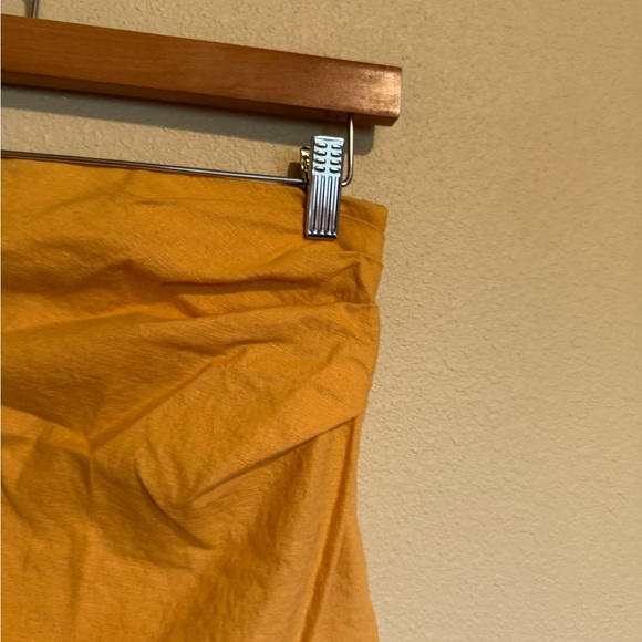 Zara Yellow Midi Skirt - Picture 4 of 8